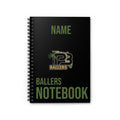 Ballers A5 Wirobound Notebook — Custom