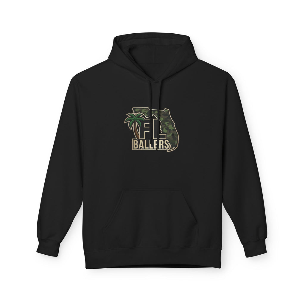 Florida Ballers Hoodie — Camo State & Palm Tree Basketball Pullover