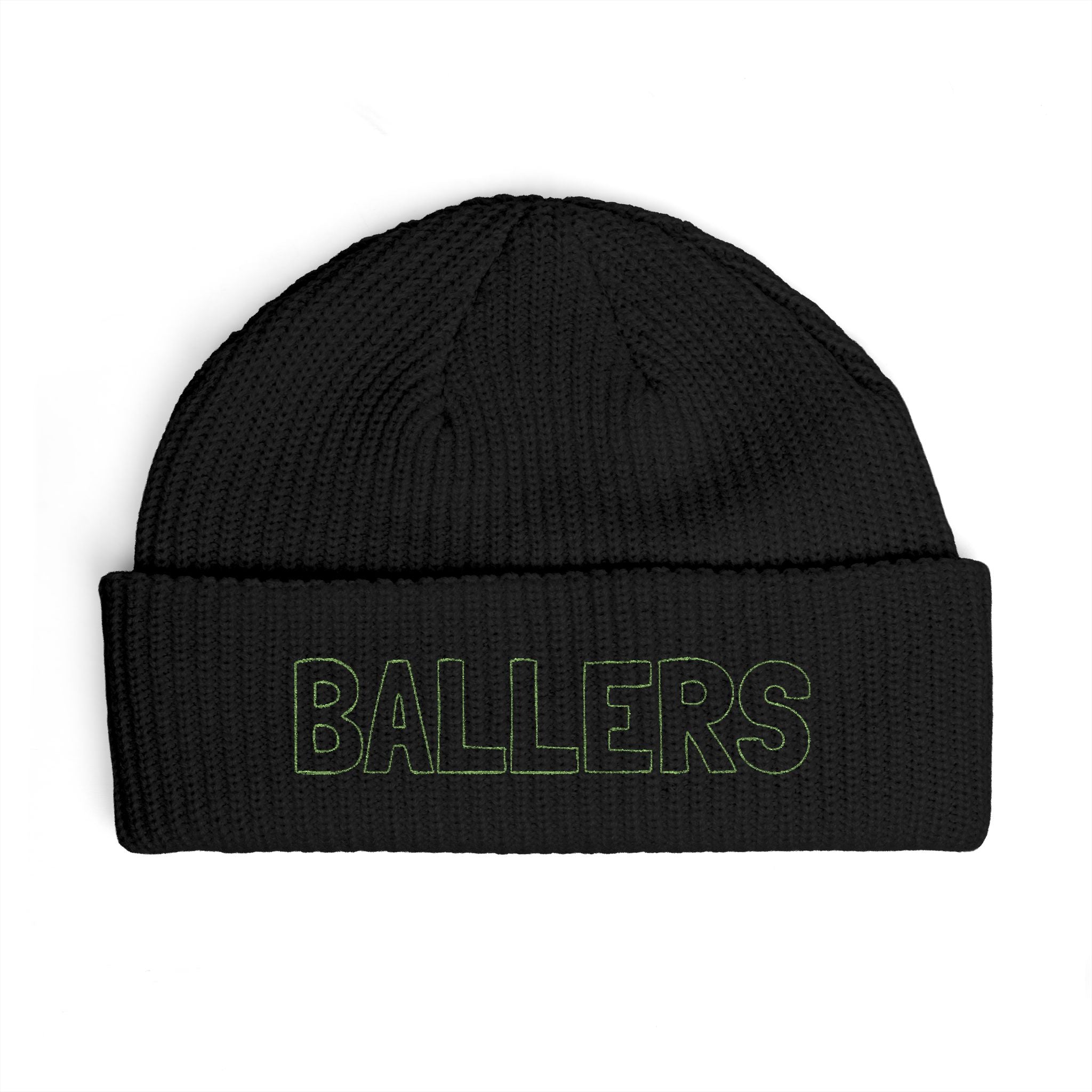Ballers Cuff Beanie - Embroidered (Custom)