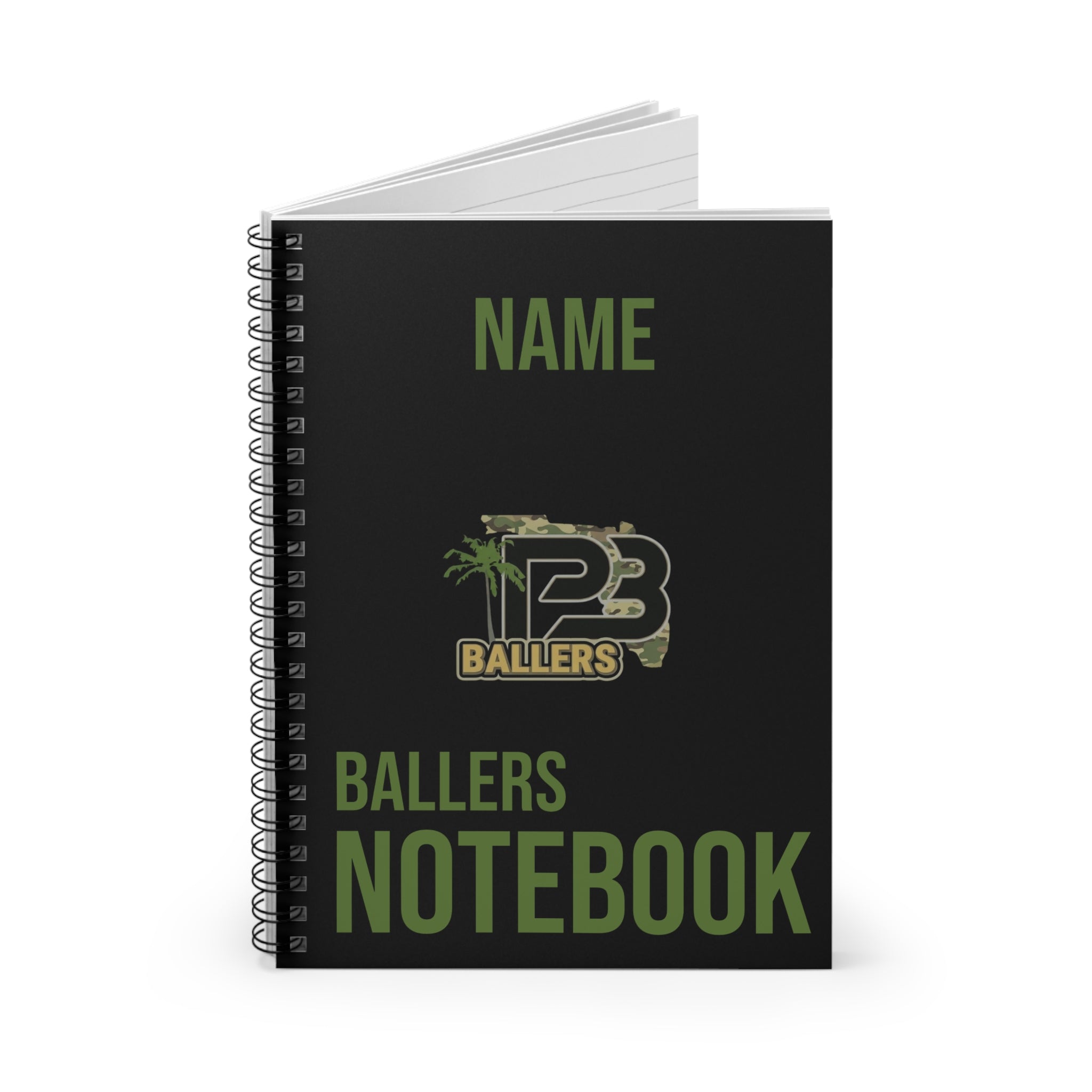 Ballers A5 Wirobound Notebook — Custom