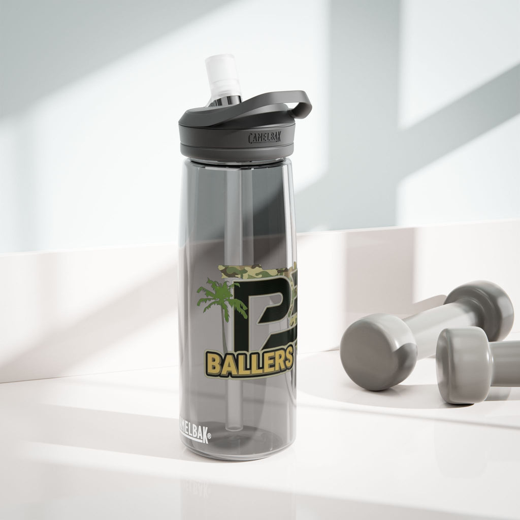 Water Bottle - 'PB Ballers' CamelBak Eddy® 20/25oz Clear Sports Bottle with Straw Lid