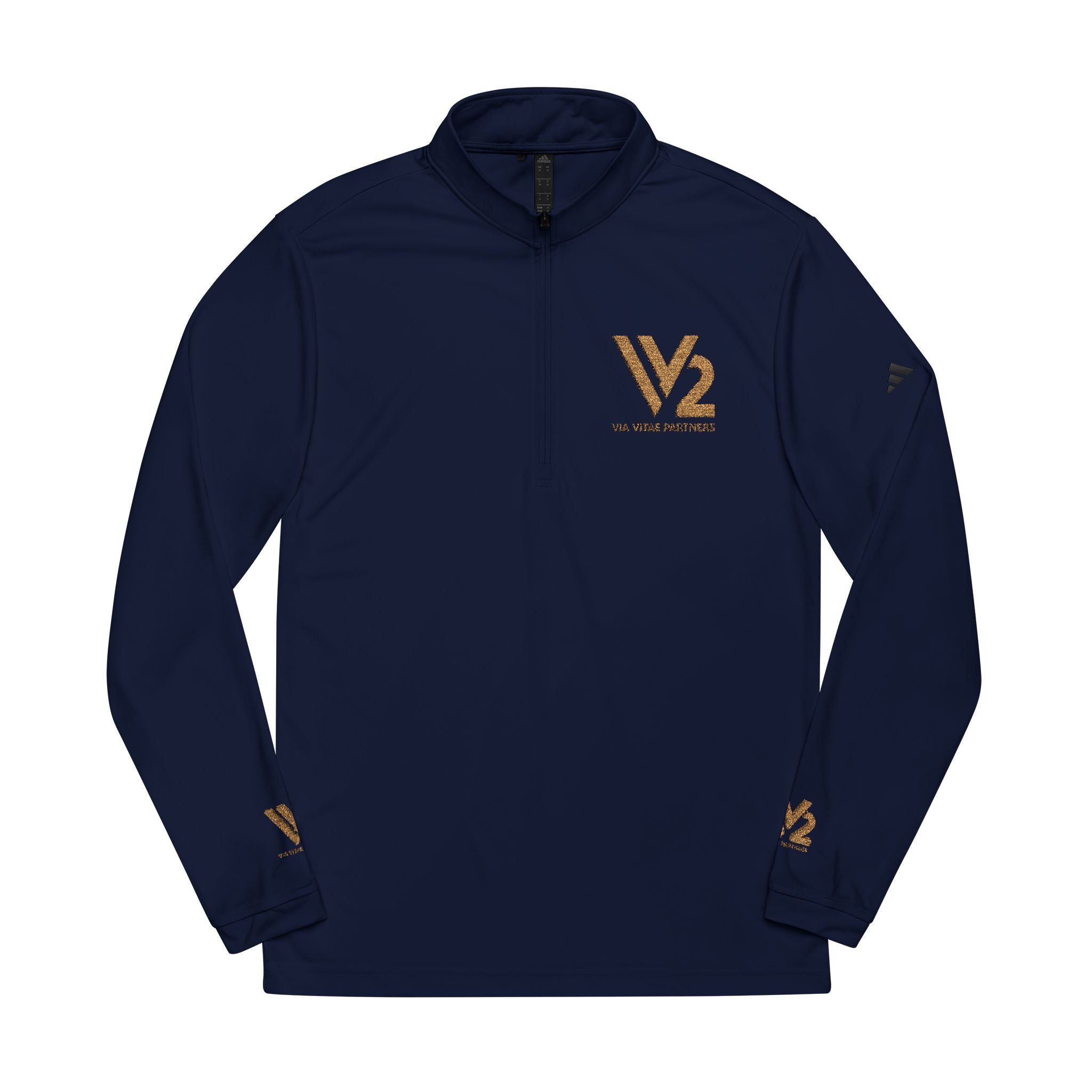 V2 Quarter-Zip Pullover (Embroidery) - Adidas