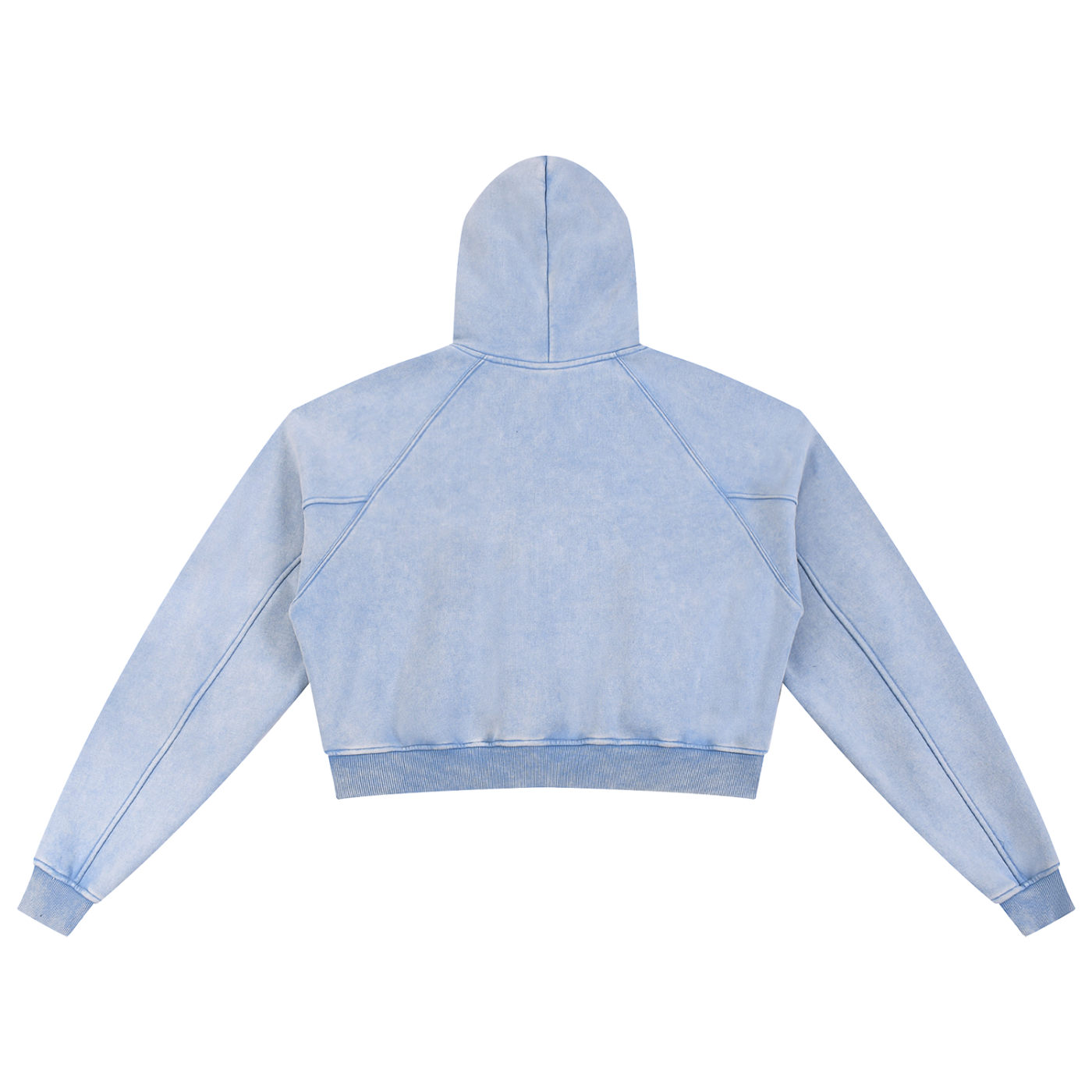 PB Ballers Snow Washed Cropped Hoodie