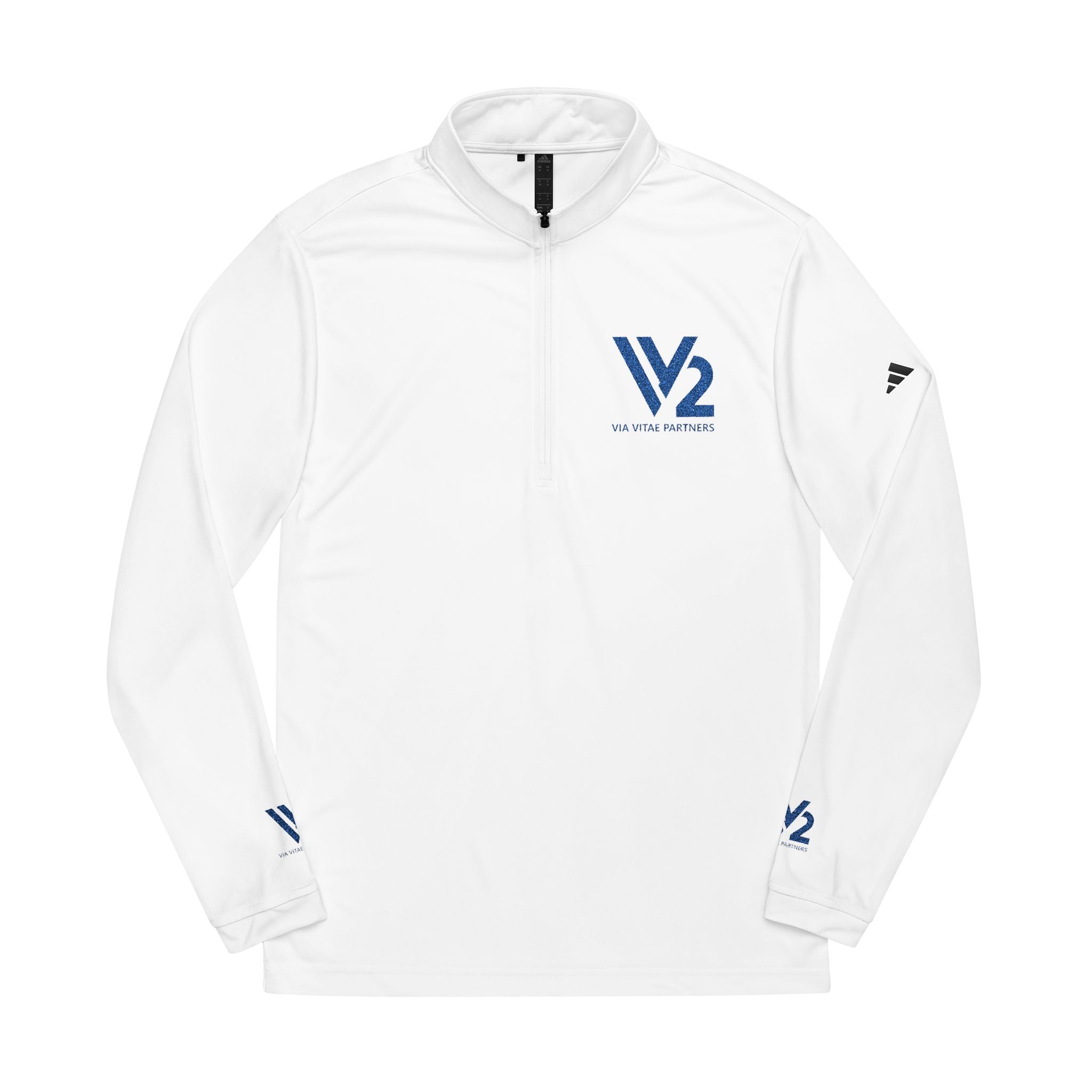 V2 Quarter-Zip Pullover (Embroidery) - Adidas