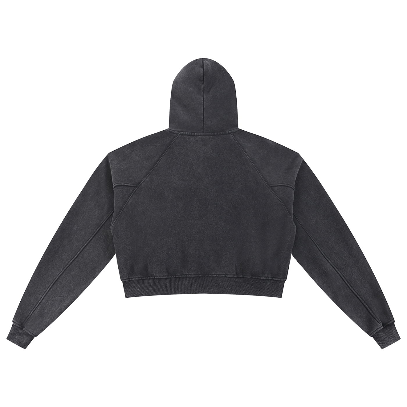 PB Ballers Snow Washed Cropped Hoodie