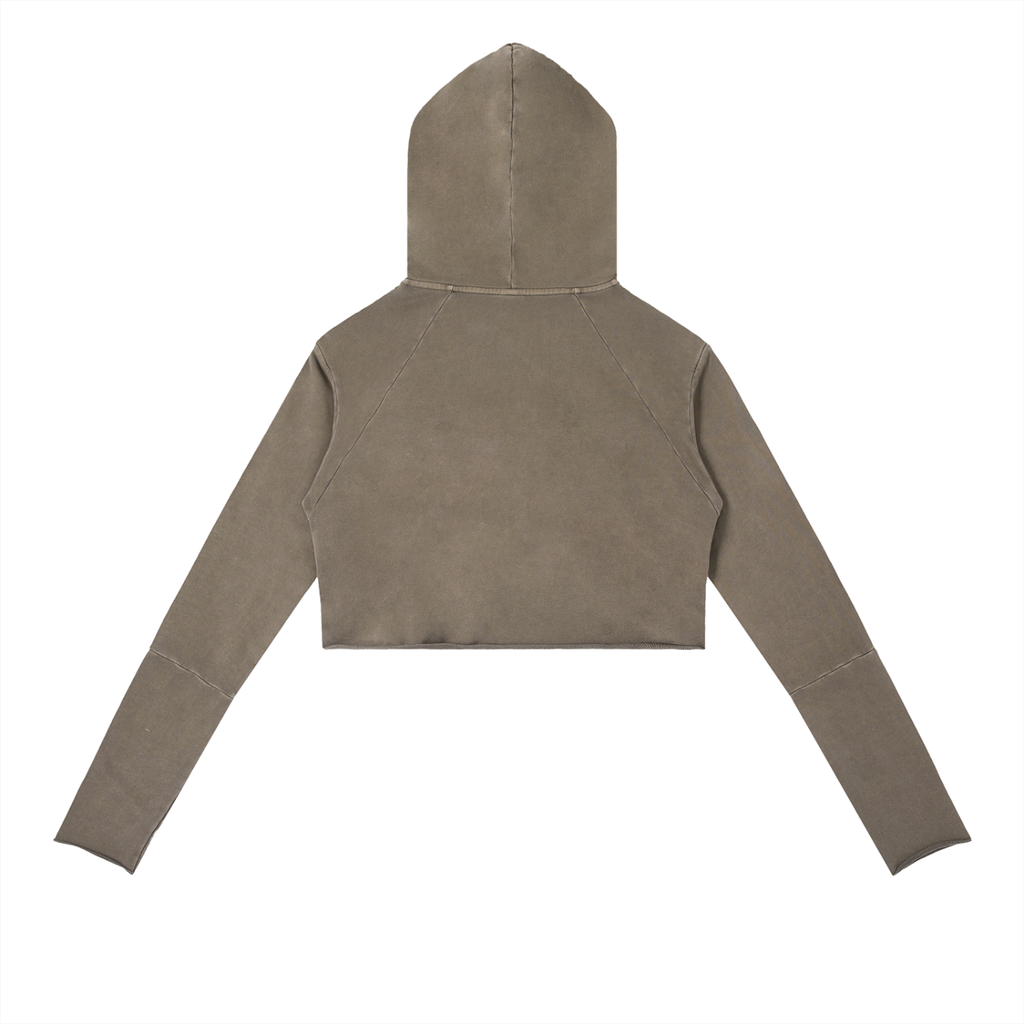 Vintage Washed Raw Edge Hoodie - PB Ballers - Women's